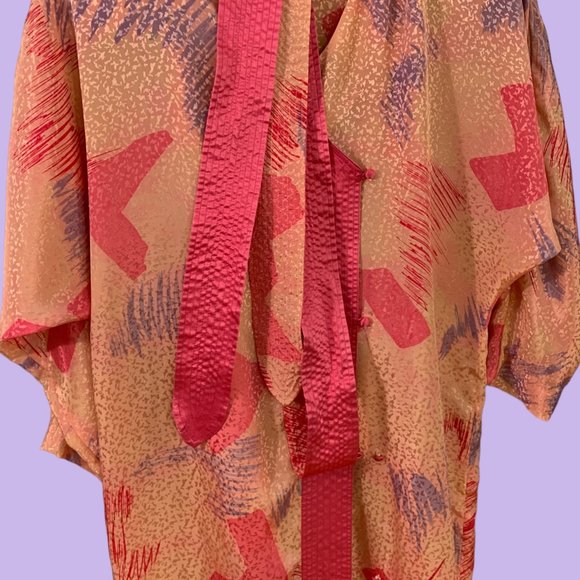 Vintage Flora Kung 2 Piece Robe and Nightgown set - Picture 6 of 7